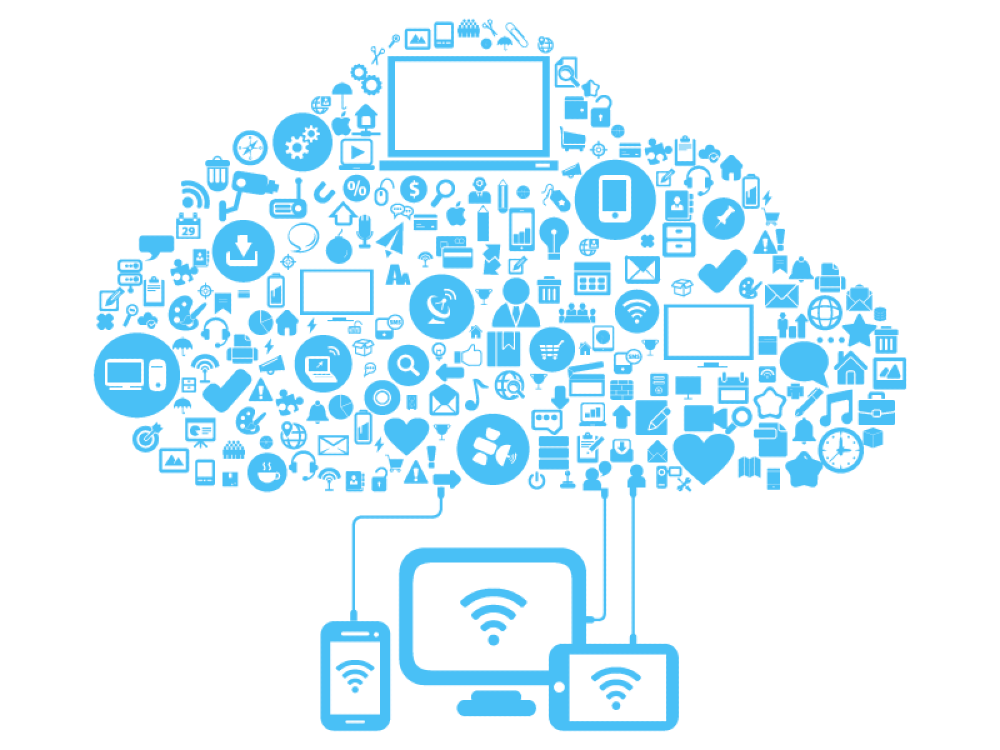Cloud services illustration